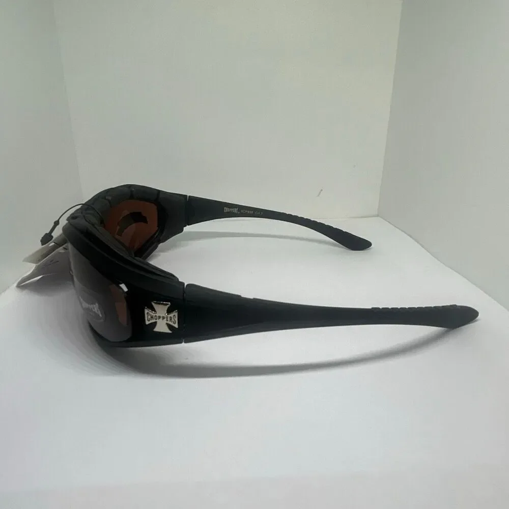 Choppers Wrap Around Sunglasses Foam Lined UV400 Protection